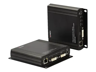 Obrázek produktu pro Lindy 39245, Vysílač a přijímač, Kabel, 140 m, Cat6, 60 Hz, Černá
