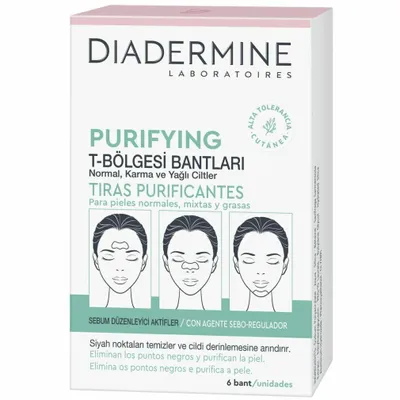Produktbild von Diadermine Purifying Strips Normale Mischhaut 6 Einheiten