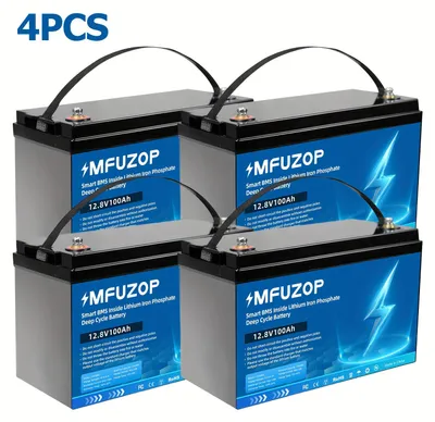 Obrázok produktu pre LiFePO4 batéria – lítiová batéria – hlbokovybíjací akumulátor – solárna batéria – batéria pre karavany – 12V 100Ah