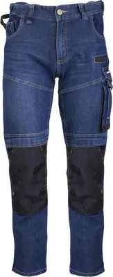 Produktbild von Blaue Stretch-Jeans Mit Verstärkung, "M", Ce, Lahti