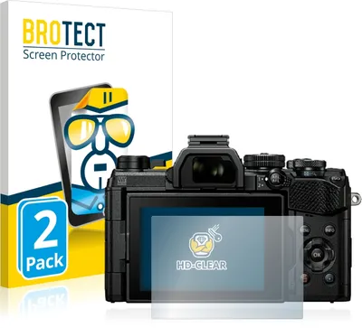 Produktbild von 2x Für Olympus OM System OM-5 Schutzfolie BROTECT Displayschutz Display Schutz Folie Klar Transparent