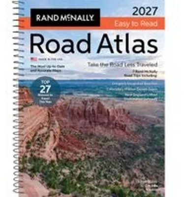 Obrázek produktu pro Rand McNally 2027 – přehledný silniční atlas střední velikosti