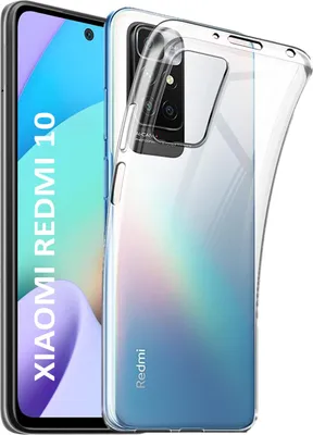 Produktbild von Hülle für Xiaomi REDMI 10 4G - Transparent Handyhülle Kratzfest Schutzhülle Ultra Dünn Phonillico®