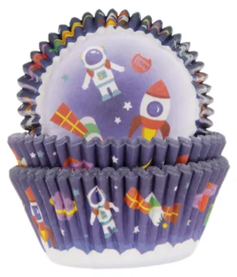 Produktbild von 50 Muffinförmchen Astronaut / Weltall