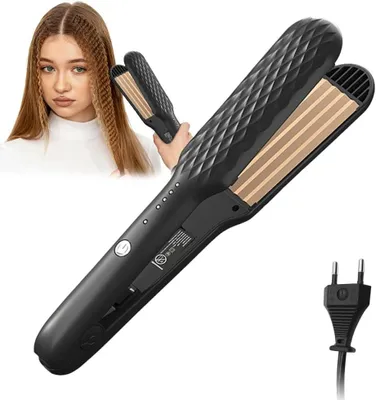 Productafbeelding van Haarstyler met keramische platen, krultang, 4 temperatuurstanden, geschikt voor alle haartypes, 1 stuk, haarstylingapparaat