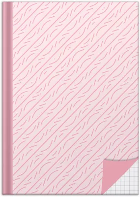 Produktbild von RNK Verlag Notizbuch "Pastell" DIN A5 kariert rosé