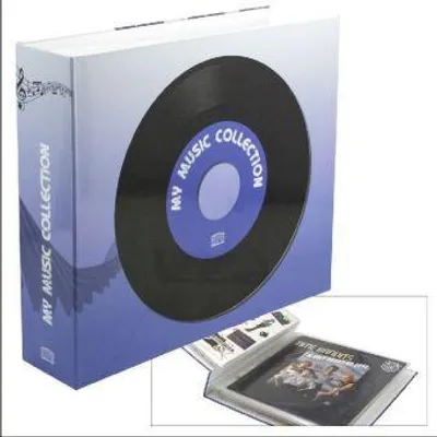 Produktbild von SAFE 444 Album Vinyl Aufbewahrung | LP Schallplatten Aufbewahrung mit 16 Schallplatten Hüllen für Ihre Vinyl Schallplatten