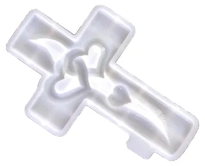 Obrázok produktu pre Silikónová forma srdiečka na epoxidovú živicu a DIY projekty