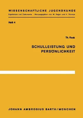 Produktbild von Schulleistung und Persönlichkeit