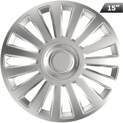Obrázek produktu pro Kryty kol Luxury silver 15", 4 ks