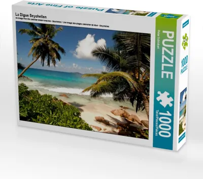 Produktbild von Calvendo La Digue Seychellen 1000 Teile Puzzle quer 640x480mm, Schickert Peter; 7432610
