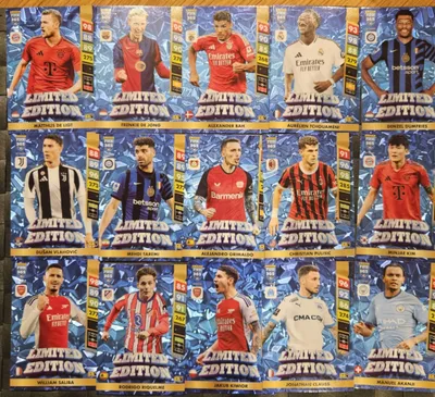Produktbild von 15 LIMITED EDITION FIFA 365 2025 CARDS FIFA 365 2025 football cards