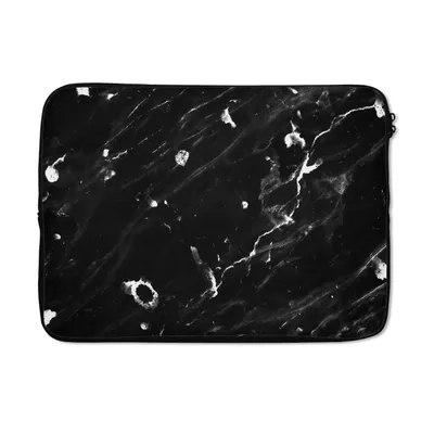 Produktbild von MuchoWow® Laptop Hülle 13 Zoll Marmor - Steine - Weiß Laptoptasche - Laptophülle - Sleeve - Rundumschutz