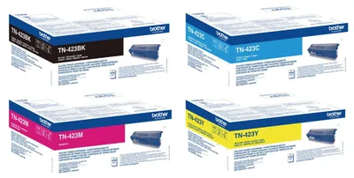 Produktbild von Brother TN-423 4er Multipack Original Toner TN423 , cyan, magenta, gelb, schwarz