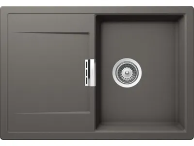 Produktbild von Schock Auflage-Einbauspüle Mono D-100S A Silverstone