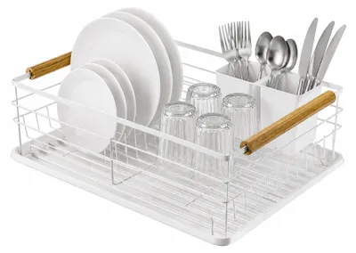 Produktbild von Geschirrabtropfgestell mit Holzgriff