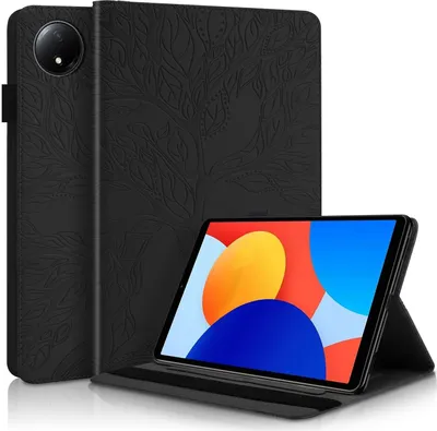 Obrázok produktu pre Pre Xiaomi Redmi Pad SE 8.7 Stand Up Tree Pattern Leatherette Cover Case Black