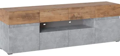 Immagine prodotto di Mobile TV basso Rimini 180x40x59cm colore selezionabile senza maniglie a 2 ante