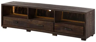 Produktbild von MASSIVMOEBEL24 TV-Board Akazie 175x40x47 dunkelbraun lackiert BARK #217