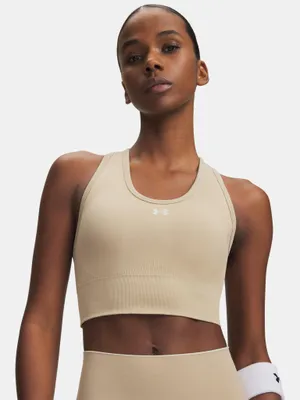 Obrázek produktu pro Podprsenka Under Armour Vanish Seamless Mid – barva city khaki, velikost: S