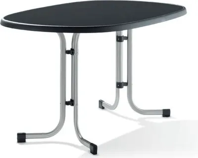 Produktbild von Klapptisch >Boulevard< in Schiefer anthrazit, mecalit®-PRO - 138x72x88cm (BxHxT)