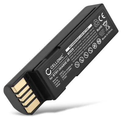 Produktbild von CELLONIC 1x Akku für Barcode Scanner Kompatibel mit Zebra DS3678, LI3678, DS3600 - (3400mAh, 3.7V)