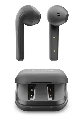 Produktbild von Cellularline Java - Universal, True Wireless Stereo (TWS), Anrufe/Musik, 20 - 20000 Hz, 38 g, Kopfhörer, Schwarz