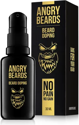 Obrázok produktu pre Angry Beards Hair Growth Doping Serum Beard Doping pre rast fúzov