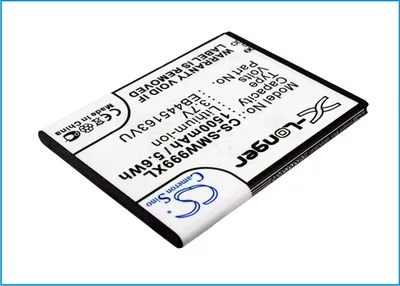 Produktbild von TECHTEK Akku Kompatibel mit [Samsung] GT-S7530, GT-S7530E, GT-S7530L, Omnia M, SGH-W999, SCH-W999 Ersetzt EB445163VU