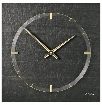 Produktbild von Analoge Wanduhr aus Naturstein, 30 cm