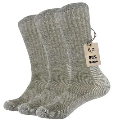 Produktbild von Wandersocken Merinosocken Trekkingsocken - 3 Paar - 80 % Wolle - Herren - Kniehohe Socken
