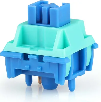 Immagine prodotto di Interruttori lineari Epomaker Bluebird - Interruttori per tastiera da gioco meccanica 35 pezzi (5 pin, MX Stem, 47+5 Gf)