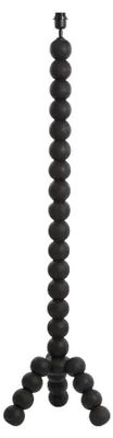 Image de Light & Living - lampadaire - Veglio - noir - bois - luminaire individuel - E27 - 8216912