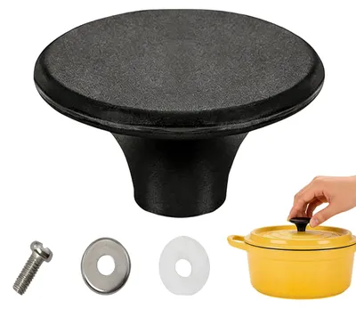 Bakelit-Deckelknopf für Dutch Oven, 5,1x2,8 cm, 4-teilig
