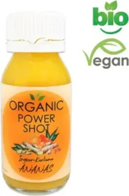 Image de Shots au GINGEMBREET AU CURCUMA, saveur ANANAS (7 x 60 ml), 100 % VÉGÉTALIEN