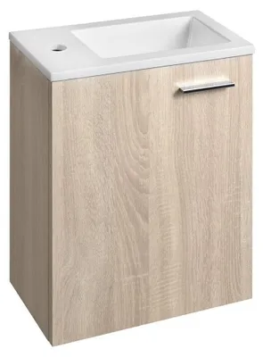 Produktbild von ZOJA Unterschrank mit Waschbecken 40x22 cm, Platineiche