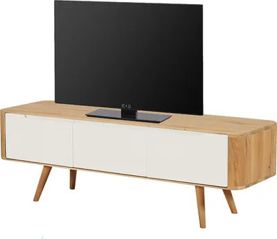 Produktbild von home24 Tv-Lowboard - Wildeiche Teilmassiv