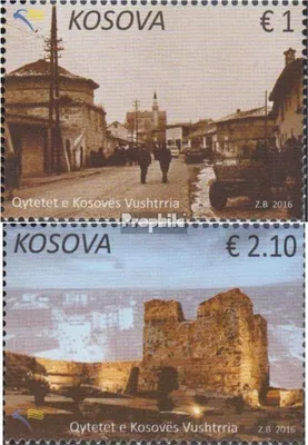 Produktbild von Briefmarken Kosovo 2016 Mi 328-329 (kompl.Ausg.) postfrisch Städte Kosovos: Vushtrria