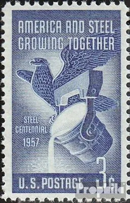 Produktbild von Briefmarken USA 1957 Mi 712 (kompl.Ausg.) postfrisch Stahlindustrie