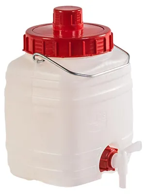 Image de Bidon ICS Demetra n2, 5 litres, 20x17x26 cm, pour eau potable, avec valve