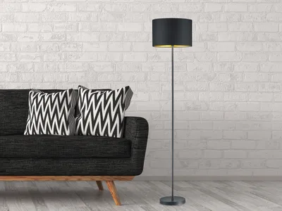 Produktbild von Trio Hostel Stehleuchte E27  ⌀35cm Schwarz Matt