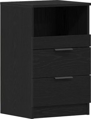 Immagine prodotto di Armadio da Notte Rovere Nero 40 x 35 x 65 cm Legno multistrato