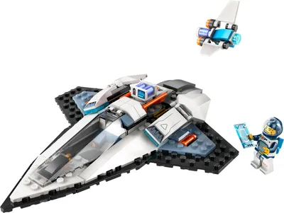 Produktbild von LEGO City Raumschiff, Weltraum-Spielzeug mit Space Shuttle für Kinder zum Bauen, cooles Geschenk für Jungen und Mädchen ab 6 Jahren, Set mit Astronaut-Figur 60430