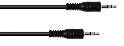 Zdjęcie produktu dla OMNITRONIC Kabel jack 3.5 stereo 1.5m sw