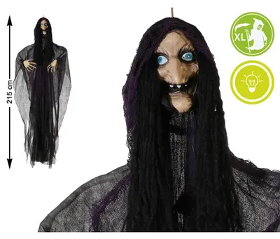 Zdjęcie produktu dla Dekoracja na Halloween czarownica 215 cm