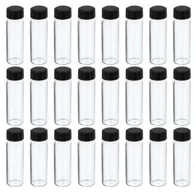 Produktbild von Omgoods - 15 ml Reagenzgläser – 24 Stück. Glasbehälter mit Kunststoffschraubverschluss