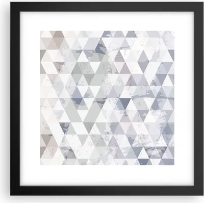 Produktbild von Gerahmtes Poster - Schwarzer Rahmen - Abstraktion modern - 30x30 cm - Wand Bild - Wanddeko - Wandbilder - Kunstposter - Wandposter - Bilderrahmen - Bilder - Kunstdruck - Wandbild - P2BAC30x30-4075