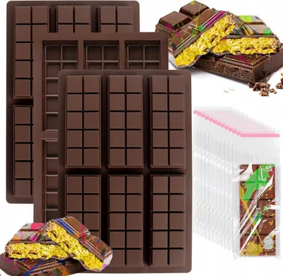 Produktbild von Silikon Schokoladenform Dubai Wiederverwendbar für Pralinen
