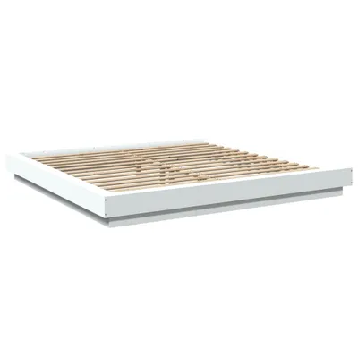 Produktbild von vidaXL Bettgestell Weiß 180x200 cm Holzwerkstoff