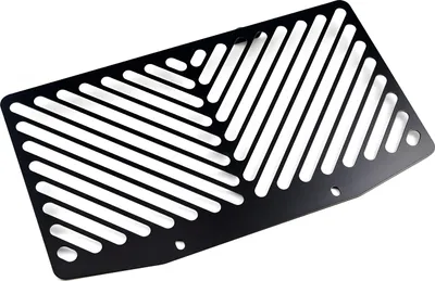Produktbild von ZIEGER Kühlerabdeckung kompatibel mit Kawasaki ER-6 n | f Clean schwarz